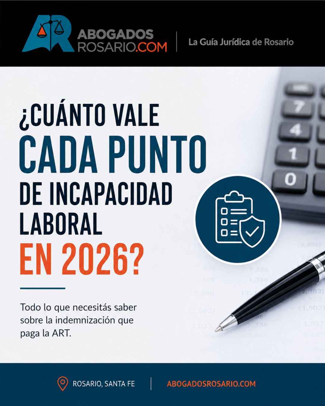 ¿Cuánto vale cada punto de incapacidad laboral en 2026? Indemnización ART y cálculo actualizado